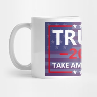 Trump 2024 Sticker, President Donald Trump Take America Back 2024 Bumper Sticker Mug